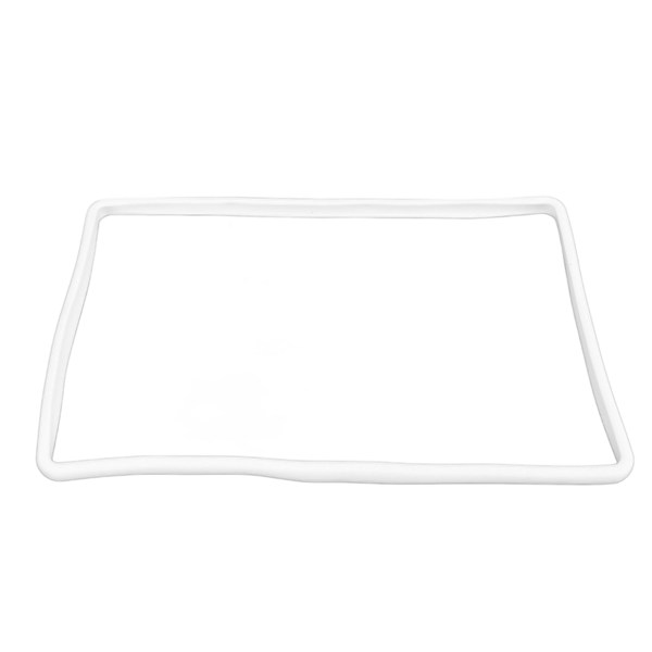 Navigation Screen Protector Frame Silicon Central Control Screen Protector Cover Replacement for Tesla 3 Y White