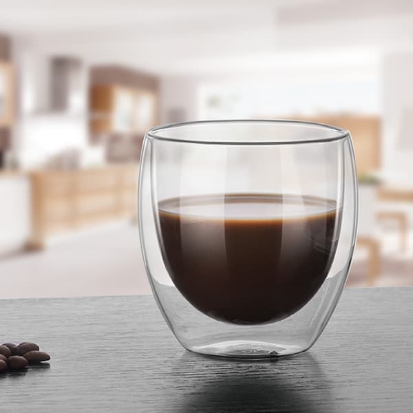 80ml Heat-Resistant Double-Layer Water Glass Bottle Cup Tea Coffee