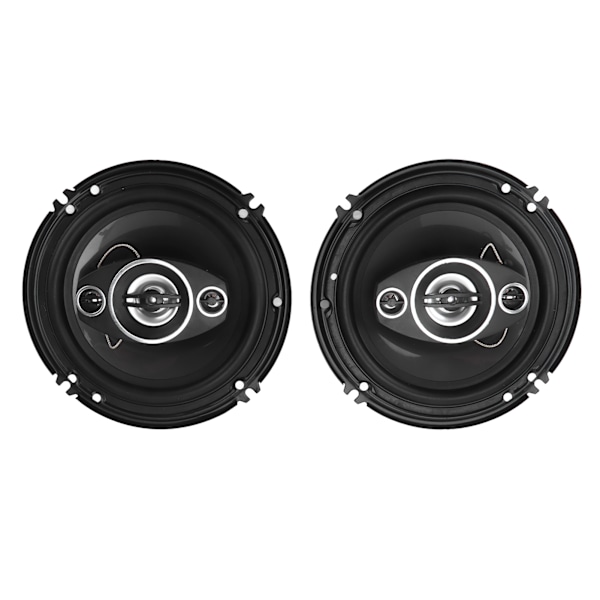 2 st 16,51 cm/6,5 tum Bil Koaxialhögtalare 90dB 500W Full Range Universal för Ljudsystem