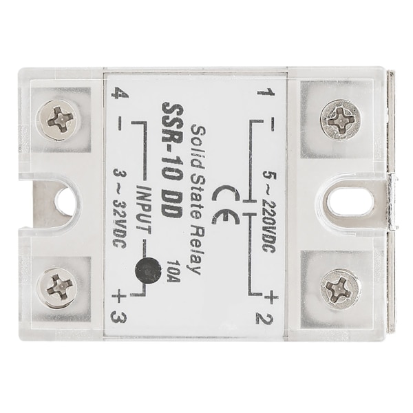 SSR-10 DD 10A 5-220VDC Solid State Relä För Industriell Automationsprocess