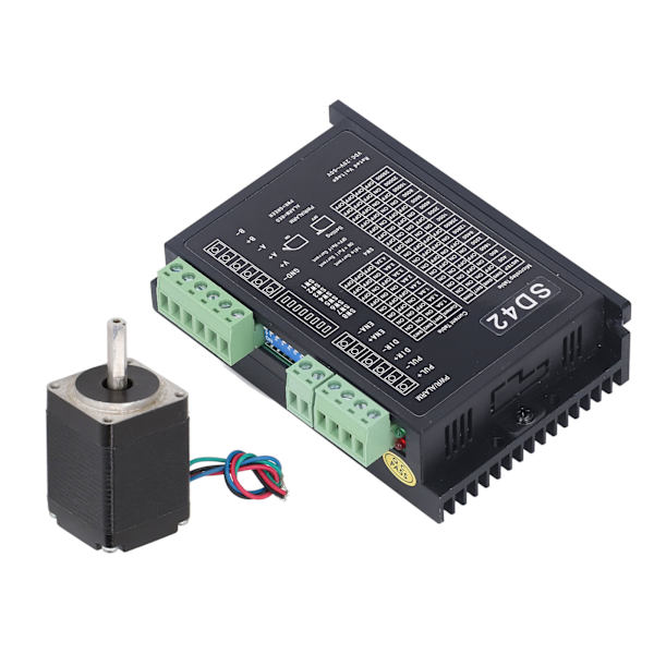 DC 2,1V 1,5A 2-fas stegmotor kopparspole DC 20‑50V drivrutin för CNC-verktygsmaskiner