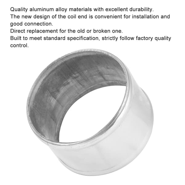 Aluminiumlegering Slange Samler 76mm 3in OD 50mm 2in Længde Rørforbindelse Udskiftningstilbehør