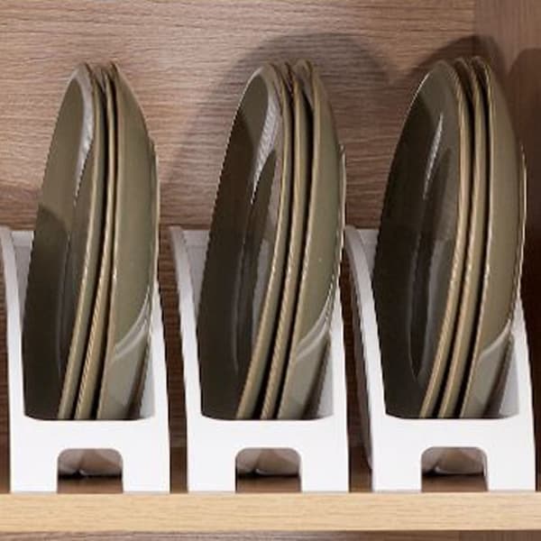 Japanese Kitchen Dish Storage Rack Plastic Dish Drying Rack Kitchen Utensils Storage Small Plate Holder