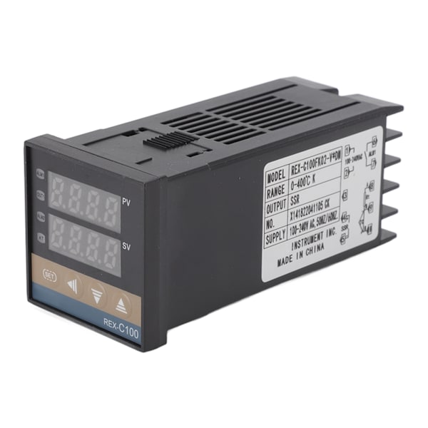 Digital PID-termostatsett Quick Response Kyllinghus LED Temperaturregulator Temperatursensor Relémodul 25A