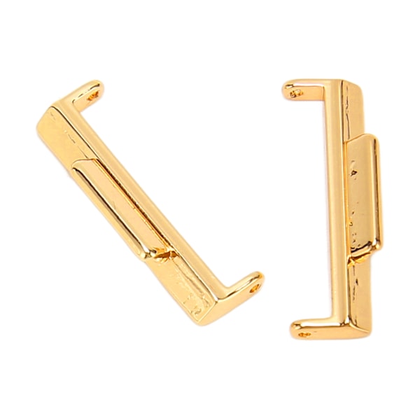 2st klockbandskontakt 22mm metallurbandskontakt Tillbehörsdel för FIT 2 guld