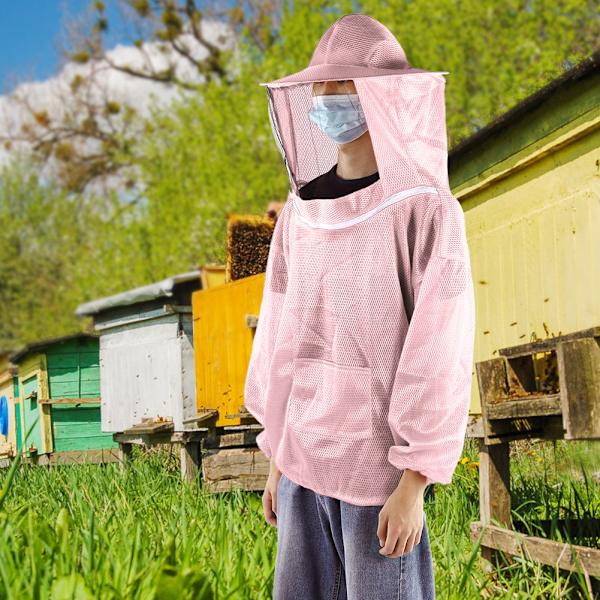 Mehiläistarvikkeet Ammattimainen mehiläistarhaus Suojaava takki Mehiläistarhaajan haalarit SmockPink