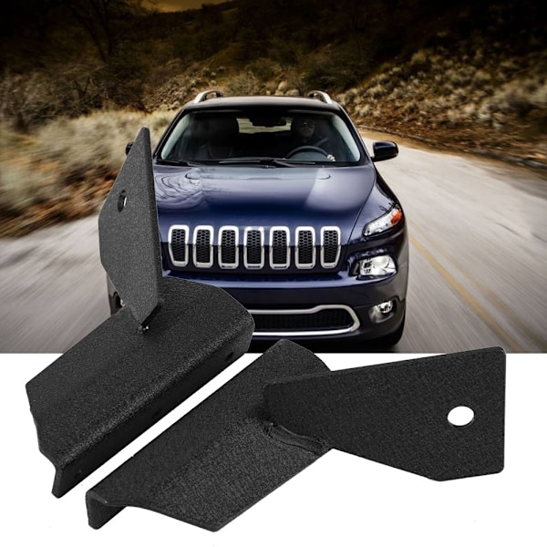 1 Par Bil A-stolpe Vindruta Montering LED Arbetsljus Bar Fäste för Jeep Cherokee XJ