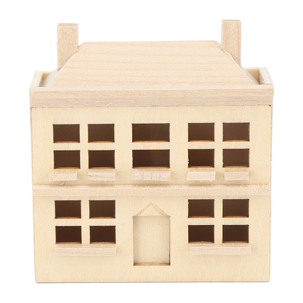 1:12 Miniature Dukkehuss Villa Hus Gør-det-selv-pynt Børn Dukke Møbler Legetøj Træhus Villa Model