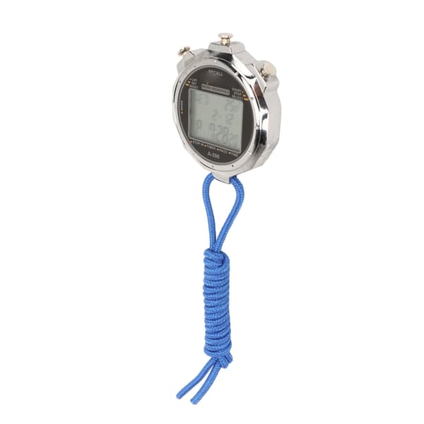 Multifunction Electronic Digital Sports Stopwatch Timer 3 Rows 200 Laps Large Screen with Date and Time Alarm Function 60mAh Battery