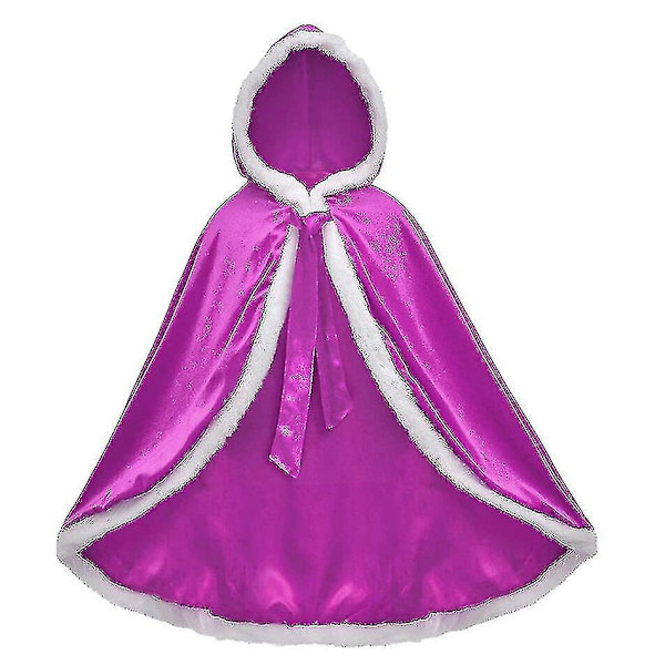 Elegant lila prinsessa Rapunzel klänning för flickor 7-8Y Tag-140