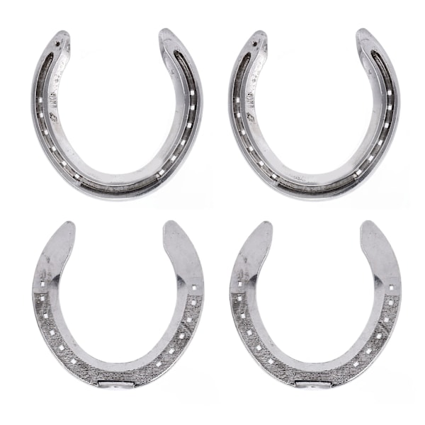 4st Hästskor Aluminiumlegering Lättvikt Pålitlig Praktisk Ridtillbehör för Racecourse Farm No. 6