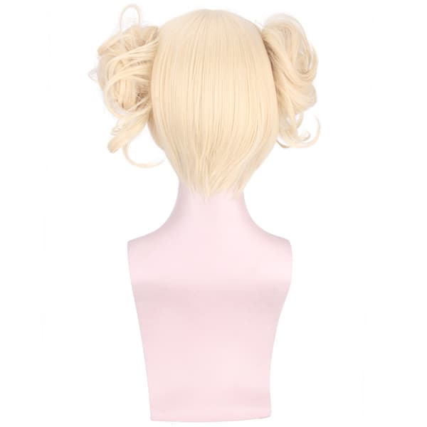 Mjölkblond cosplayperuk festblond peruk perukset damperuk