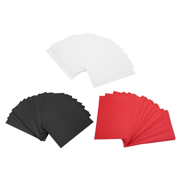 Tyhjä kartonkipaperi, 150 arkkia, kaksipuolinen, kompakti, kannettava korttipaperi taidepostikortti DIY-projekteihin
