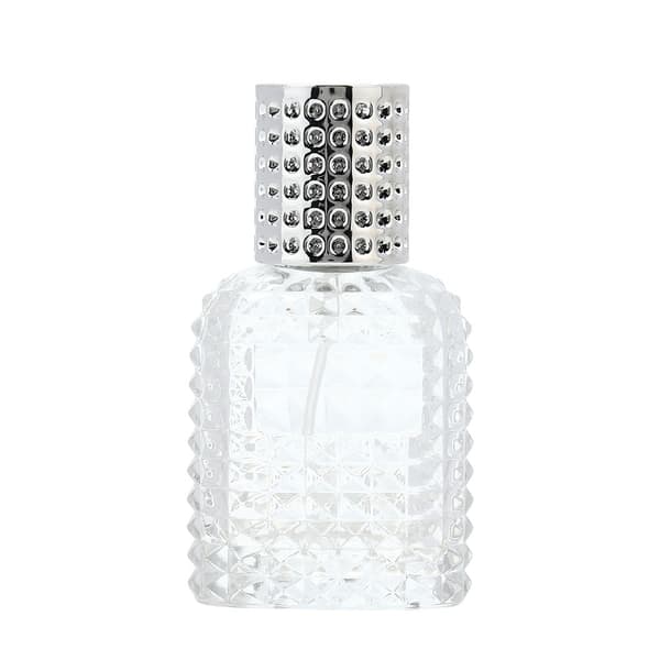 Portable Perfume Bottle Aluminum Atomizer Fine Mist Empty Spray Bottle 30ml (Silver)