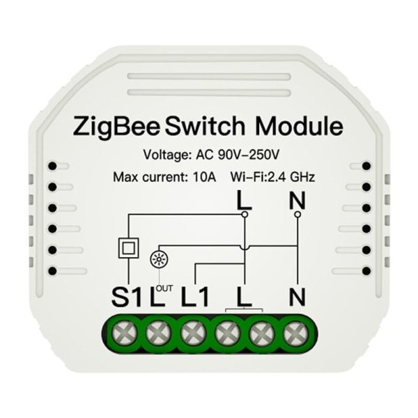 Tuya Graffiti ZigBee Smart Switch on-off, smart home modifikationsmodul switch, nul brand hele vejen