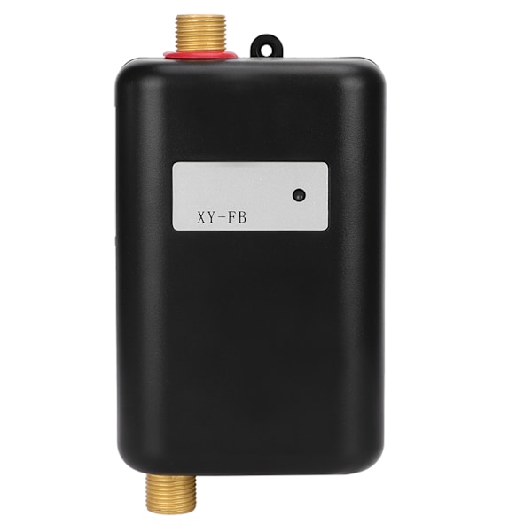 Kaksoiskäyttöinen kodin vedenlämmitin Älykäs keittiön vedenlämmitin Mini nopea lämmityskone indikaattorivärillä musta (EU-pistoke 220V 3800W)