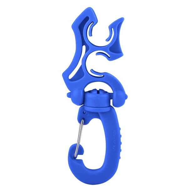 Blå Dobbel BCD Slangeholder Klips Dykking Snorkling