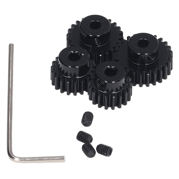 3,175 mm RC Pinjonvaihteiden sarja Tamiya TT01 TT02 TB02 TA05 RC-autoille Yleinen 18T 19T 23T 24T Teräs RC Moottorinvaihde
