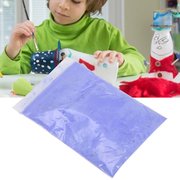 Termokromiskt pulver perfekt för tvål Kosmetika Hartsfärgämne Pigmentfärg Nail ArtRoyal Blue Blir lila