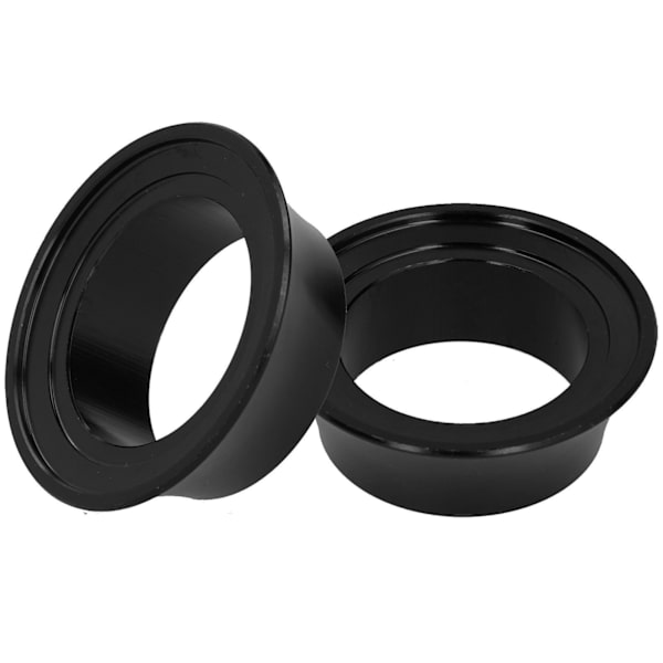 2st CNC-alumiiniseos 15mm Pyörä Taper Washer Pyörä Etuhaarukka Kartiomainen Ohjainlaakeri Musta