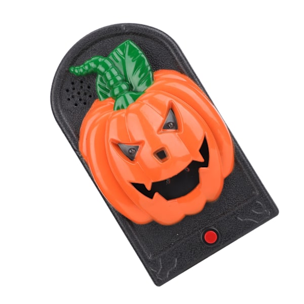 Halloween Skräck dörrklocka med ljus ljuddekoration Rekvisita för Bar Haunted House Escape Room Pumpkin Shape