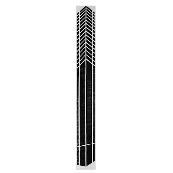 Side Door Stripe Sticker Universal Vandtæt Sports Racing Stripe Grafisk Dekaler til Bil Lastbil Karosseri Sort