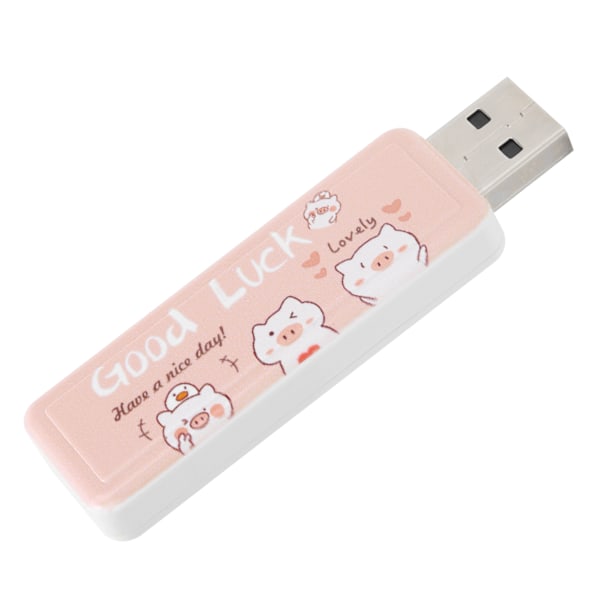 USB2.0 PushPull Flashdrev Hukommelse Firmagavel Bil Computer Tilbehør (Lykkegris 128GB)