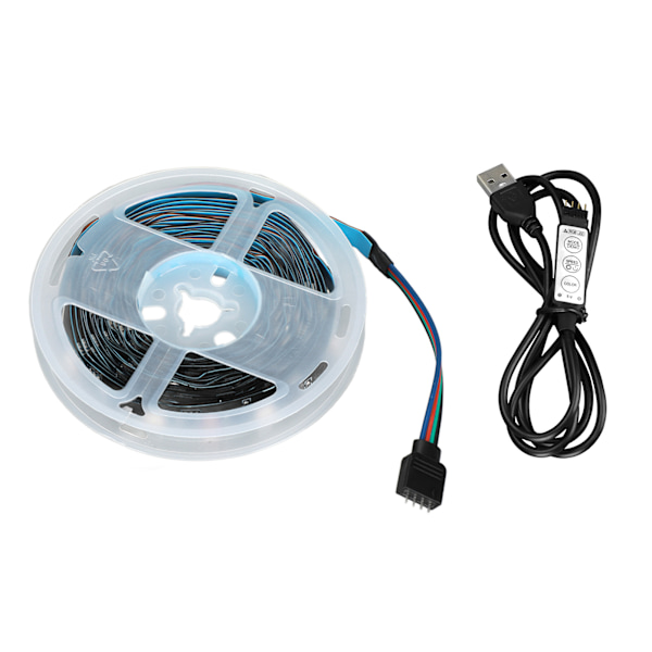 RGB Strip Lights 5V USB LED Strip Lights med 3-knappsfunktioner för sovrum Club Hotel Hall Corridor5m / 16.4ft