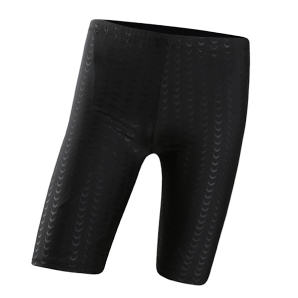 Mænds Badebukser Åndbare Moderne Letvægts Komfortable Polyester Mænds Surf Badebukser Sort 4XL(75-85kg)