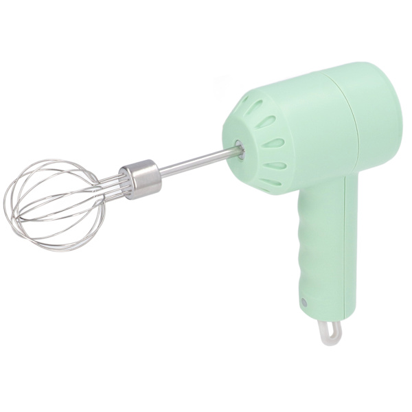 Elektrisk sladdlös handmixer liten hushållsvisp 3 hastigheter för köksbakning grön