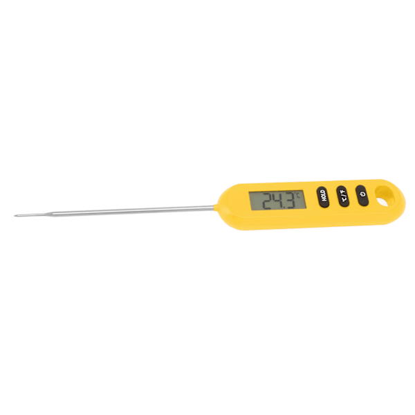 Köttmattermometer Snabblästermometer Digital Matlagning Kök Grilltermometer med lång sond Orange