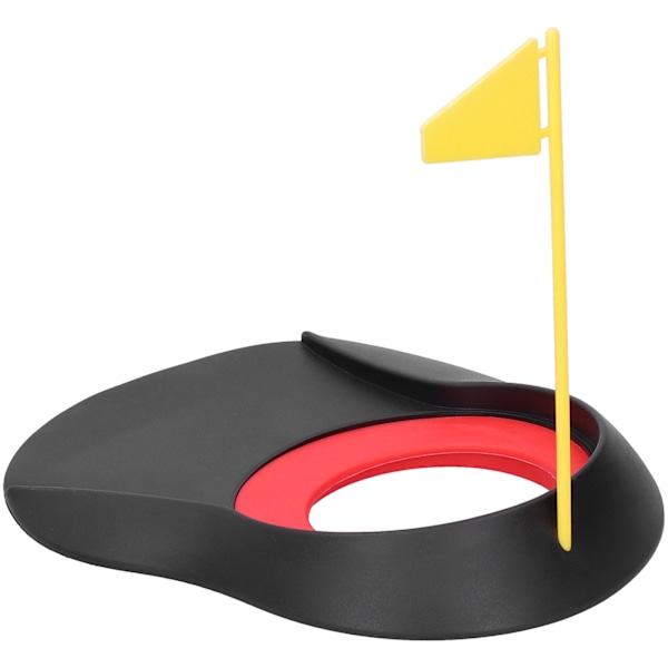 Golf Putting Cup Träningsplattform Inomhus Putter Regleringskopp med Hål och Flagga