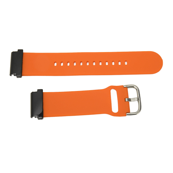 Vaihtohihnakello 20 mm vedenkestävä pehmeä silikoninen ranneke pikalukituksella Garmin Fenix ​​7S Orange