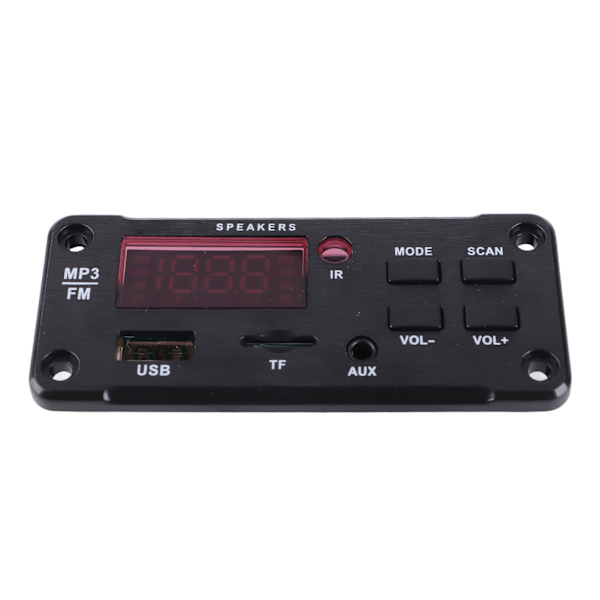 DC 6V-12V Bluetooth 5.0 MP3 Decoder Module Digital Screen Dual Decoding Wireless Audio Receiver Module with Remote Control