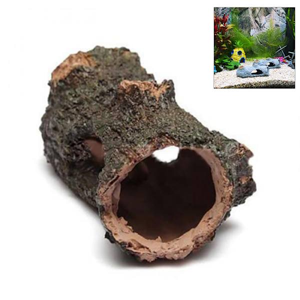 Resin Aquarium Ornament ihålig stam akvarium träd Logga trä landskap akvarium dekoration