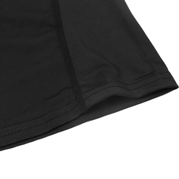 Træningsskjorte Langærmet M Fitness T-shirt Sort Grå Behagelig at bære Åndbar Sports T-shirt i Kunst Silke til Løb