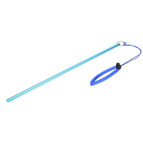 Dykning i aluminiumslegering Tickle Pointer Stick med måling og lanyard (blå)