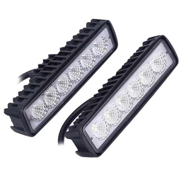 2 stk LED-arbeidslamper 18W IP67 vanntett aluminiumslegering universalmodifikasjon for bil