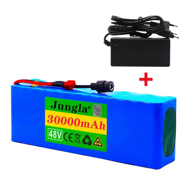 48V 30Ah 30000mAh Litiumjonbatteripaket Elcykel Elcykel[LD] EU ChargerT60