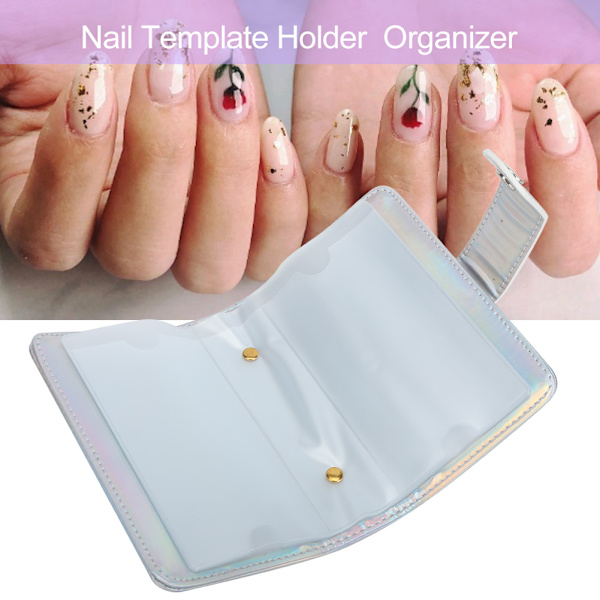 Neglepladeholder Udskrivningsformer Stemplingsmaler Organizer Manicure ToolLSKB-01