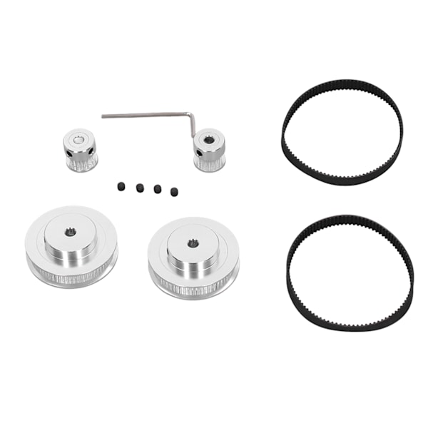 Synkronhjul för VORON 2.4 3D-skrivare 20+60 tänder 5 mm hål med 200 mm L 6 mm W-bälte
