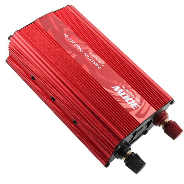 DC till AC-omvandlare Aluminiumlegering Smart Reparation Sine Wave Power Inverters 300W 12V till 110V