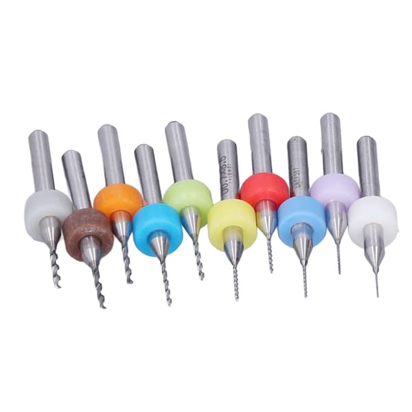 Högpresterande makroborr av volframkarbid, 10-pack