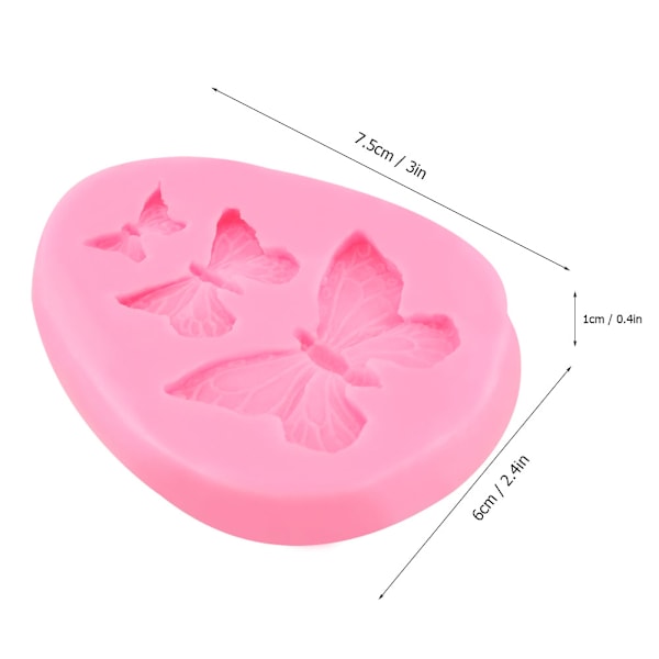 Silikonskabelform til Fondant, Chokolade, Kagedekoration