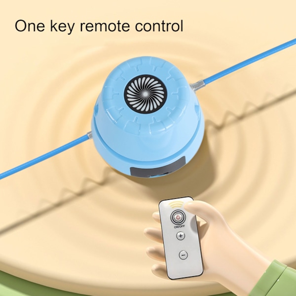 Smart Jump Machine Safety Automatisk Intelligent Count Elektrisk överhoppningsmaskin för barn himmelsblå
