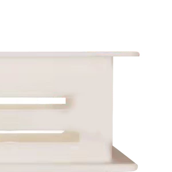 Bathroom Kitchen Drain Shelf Plastic Adhesive Waterproof Small Wall Chopsticks Basket Organizer White