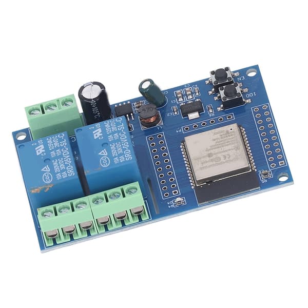 Relämodul 4 M Byte Flash Programmerbara Tangenter Dubbel Relämodul för Sekundär Utvecklingsinlärning DC5-60V