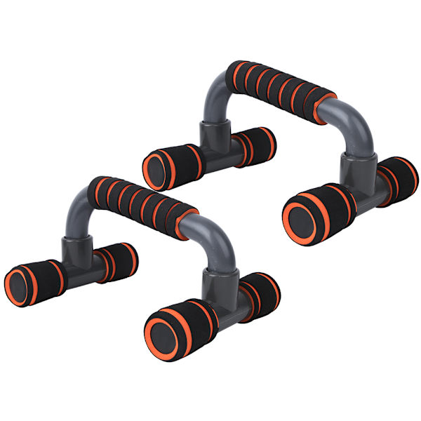 2 kpl Oranssit H-muotoiset Push Up -telineet, Tarttuma Push Up -tuki, Kotikuntosalilaitteet, Sisäurheiluvälineet