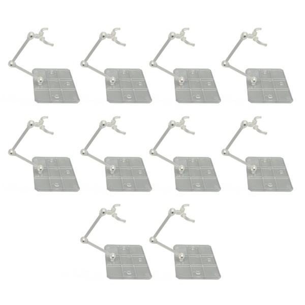 10 sæt Action Figur Stativ Transparent Akryl Anime Figur Display Stativ Støtte Holder Base