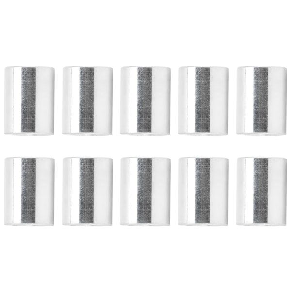 10 Styck Aluminiumlegering Spacer Rund ogängad Standoff Support Tillbehör Ytterdiameter 6mmLång 6mm